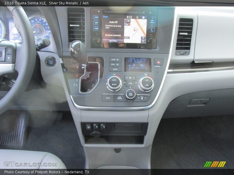 Silver Sky Metallic / Ash 2016 Toyota Sienna XLE
