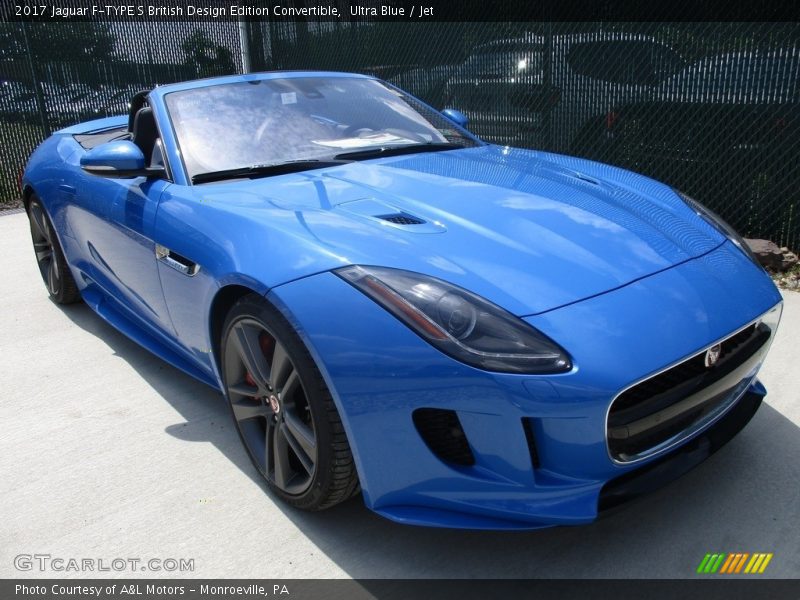 Front 3/4 View of 2017 F-TYPE S British Design Edition Convertible
