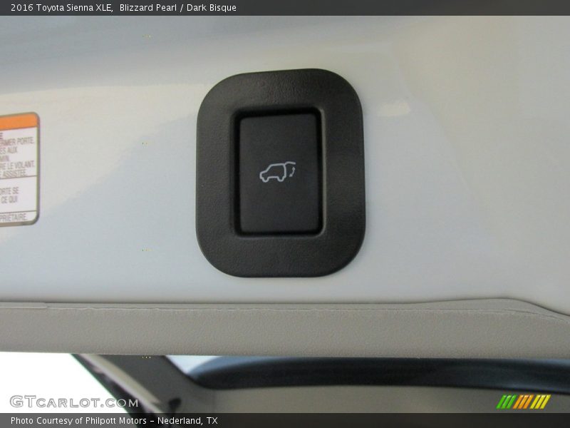 Blizzard Pearl / Dark Bisque 2016 Toyota Sienna XLE