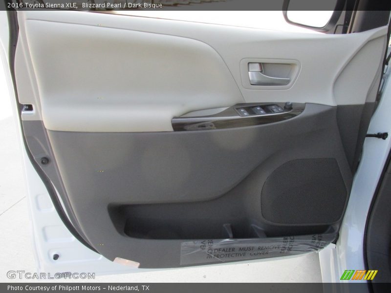 Blizzard Pearl / Dark Bisque 2016 Toyota Sienna XLE