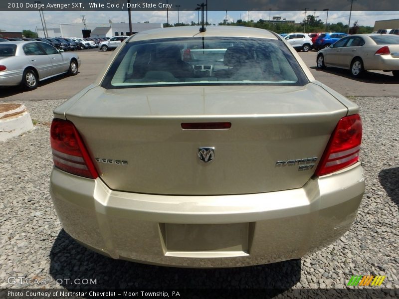 White Gold / Dark Slate Gray 2010 Dodge Avenger SXT