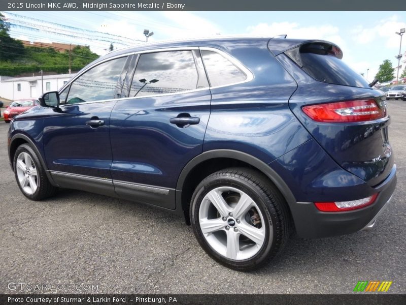 Midnight Sapphire Metallic / Ebony 2015 Lincoln MKC AWD