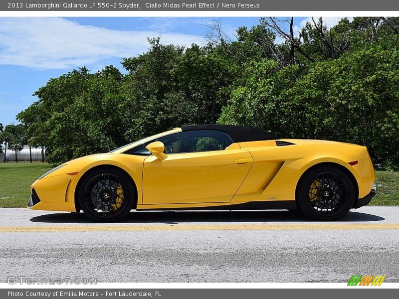  2013 Gallardo LP 550-2 Spyder Giallo Midas Pearl Effect