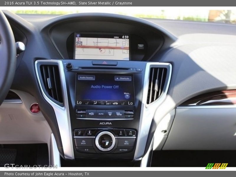 Slate Silver Metallic / Graystone 2016 Acura TLX 3.5 Technology SH-AWD
