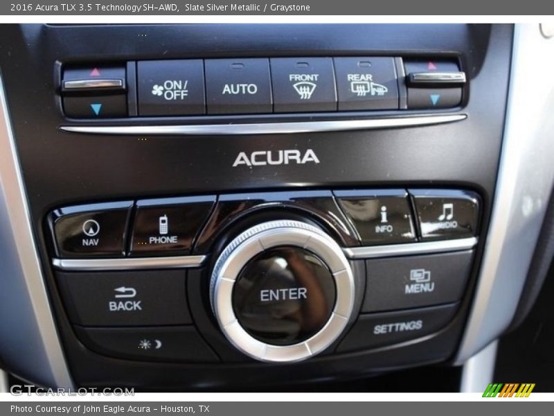 Slate Silver Metallic / Graystone 2016 Acura TLX 3.5 Technology SH-AWD