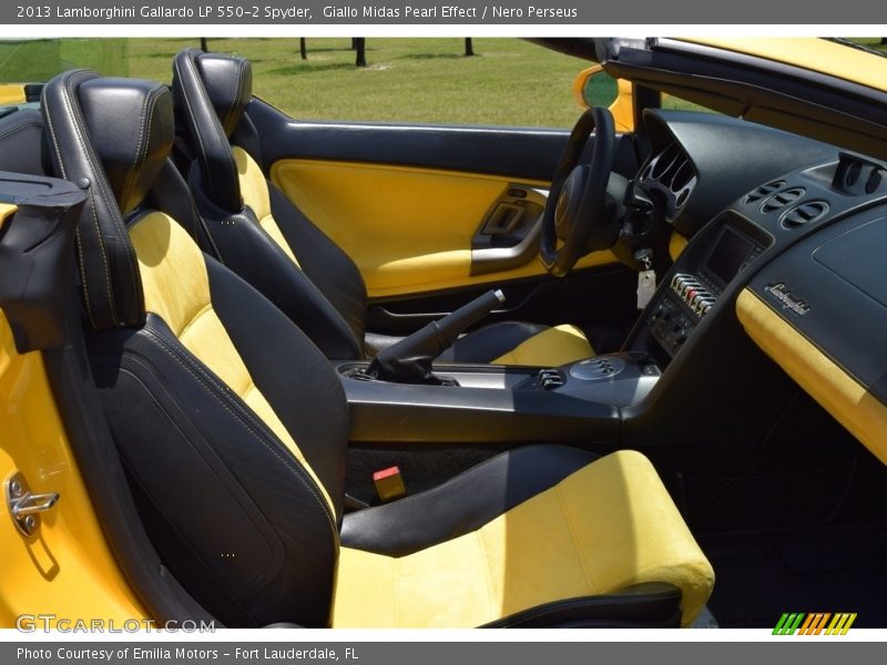 Giallo Midas Pearl Effect / Nero Perseus 2013 Lamborghini Gallardo LP 550-2 Spyder