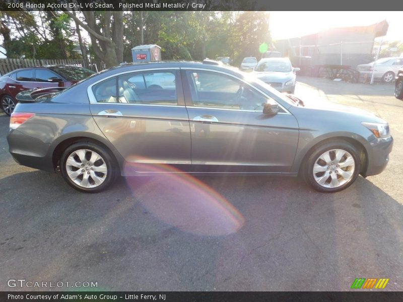 Polished Metal Metallic / Gray 2008 Honda Accord EX-L V6 Sedan