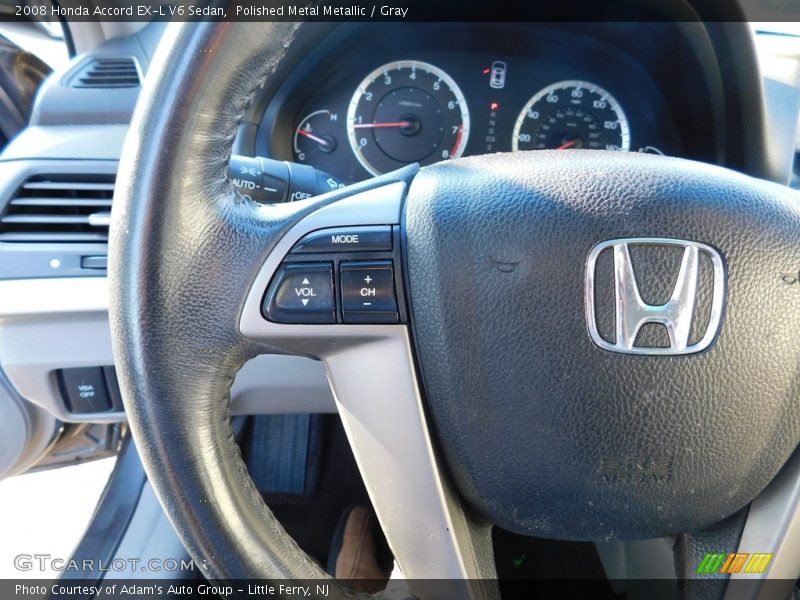 Polished Metal Metallic / Gray 2008 Honda Accord EX-L V6 Sedan