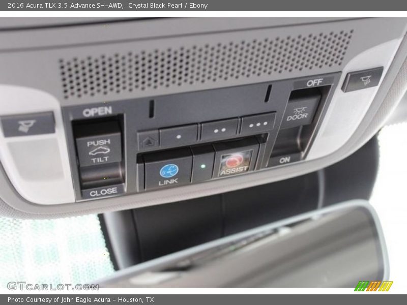 Crystal Black Pearl / Ebony 2016 Acura TLX 3.5 Advance SH-AWD