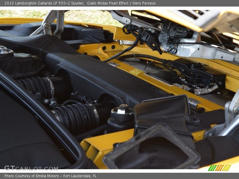 Giallo Midas Pearl Effect / Nero Perseus 2013 Lamborghini Gallardo LP 550-2 Spyder