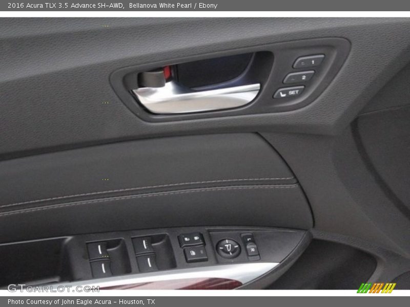 Bellanova White Pearl / Ebony 2016 Acura TLX 3.5 Advance SH-AWD