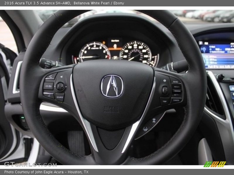 Bellanova White Pearl / Ebony 2016 Acura TLX 3.5 Advance SH-AWD