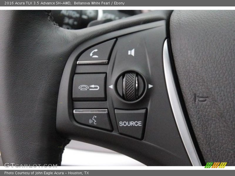 Bellanova White Pearl / Ebony 2016 Acura TLX 3.5 Advance SH-AWD
