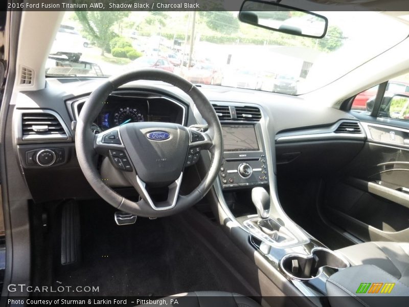 Shadow Black / Charcoal Black 2016 Ford Fusion Titanium AWD