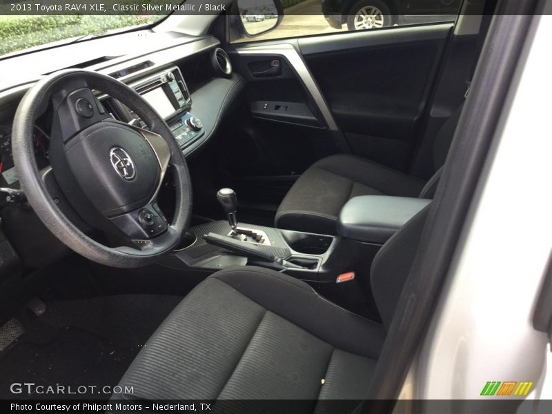 Classic Silver Metallic / Black 2013 Toyota RAV4 XLE