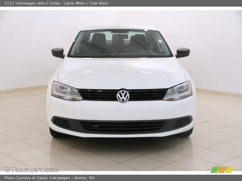 Candy White / Titan Black 2013 Volkswagen Jetta S Sedan
