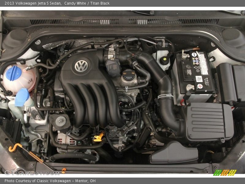Candy White / Titan Black 2013 Volkswagen Jetta S Sedan