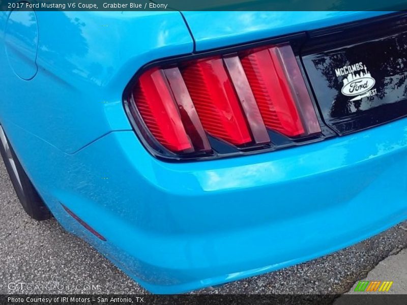 Grabber Blue / Ebony 2017 Ford Mustang V6 Coupe