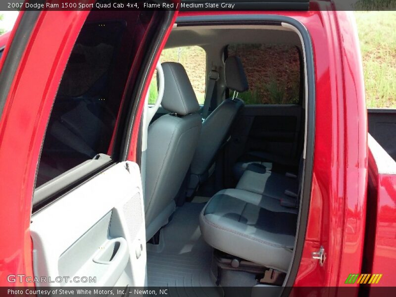 Flame Red / Medium Slate Gray 2007 Dodge Ram 1500 Sport Quad Cab 4x4