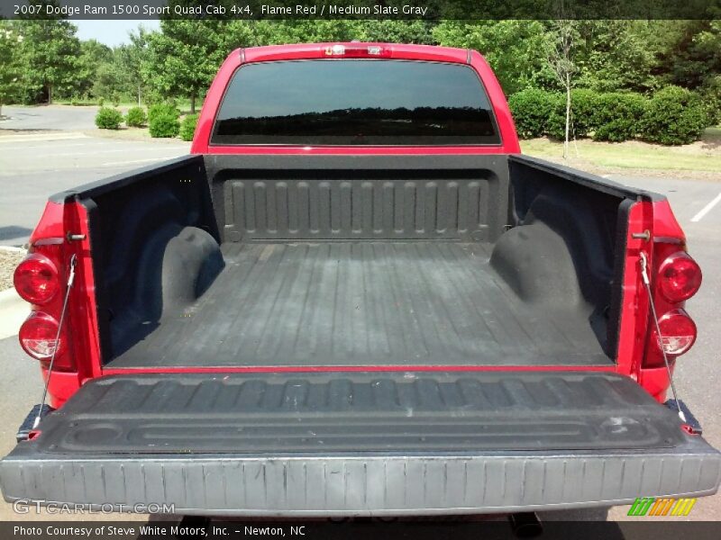 Flame Red / Medium Slate Gray 2007 Dodge Ram 1500 Sport Quad Cab 4x4