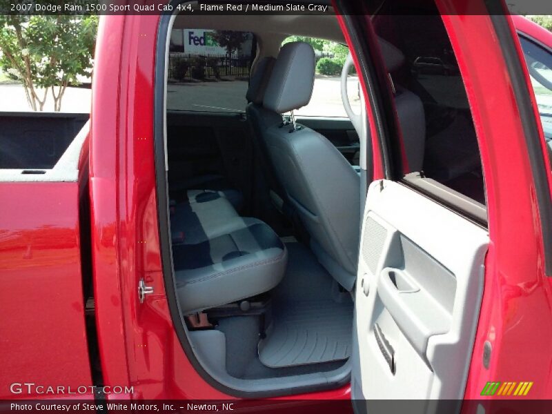 Flame Red / Medium Slate Gray 2007 Dodge Ram 1500 Sport Quad Cab 4x4