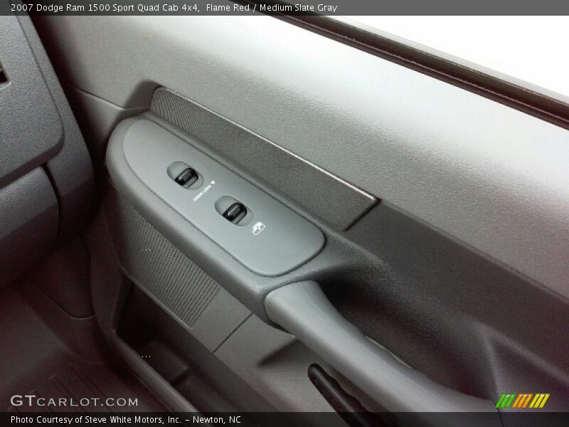 Flame Red / Medium Slate Gray 2007 Dodge Ram 1500 Sport Quad Cab 4x4