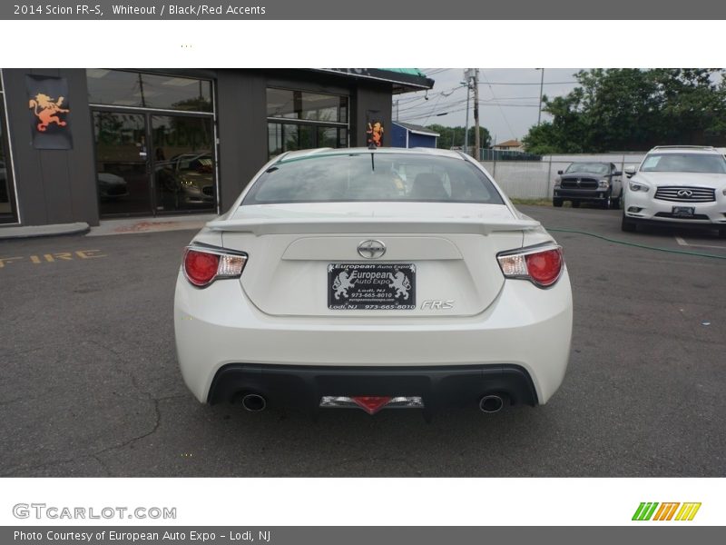 Whiteout / Black/Red Accents 2014 Scion FR-S