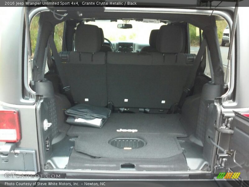 Granite Crystal Metallic / Black 2016 Jeep Wrangler Unlimited Sport 4x4
