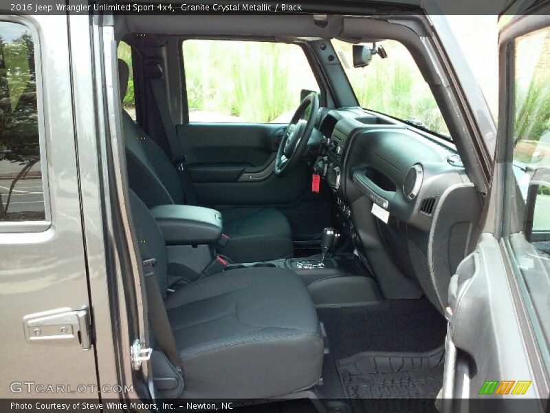 Granite Crystal Metallic / Black 2016 Jeep Wrangler Unlimited Sport 4x4