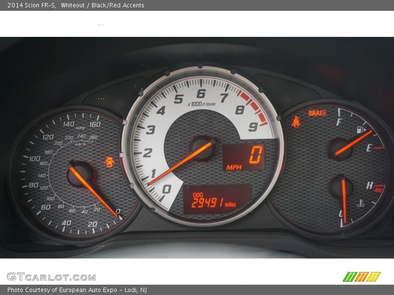 Whiteout / Black/Red Accents 2014 Scion FR-S