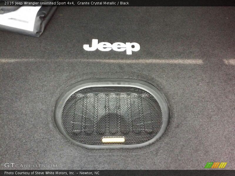 Granite Crystal Metallic / Black 2016 Jeep Wrangler Unlimited Sport 4x4