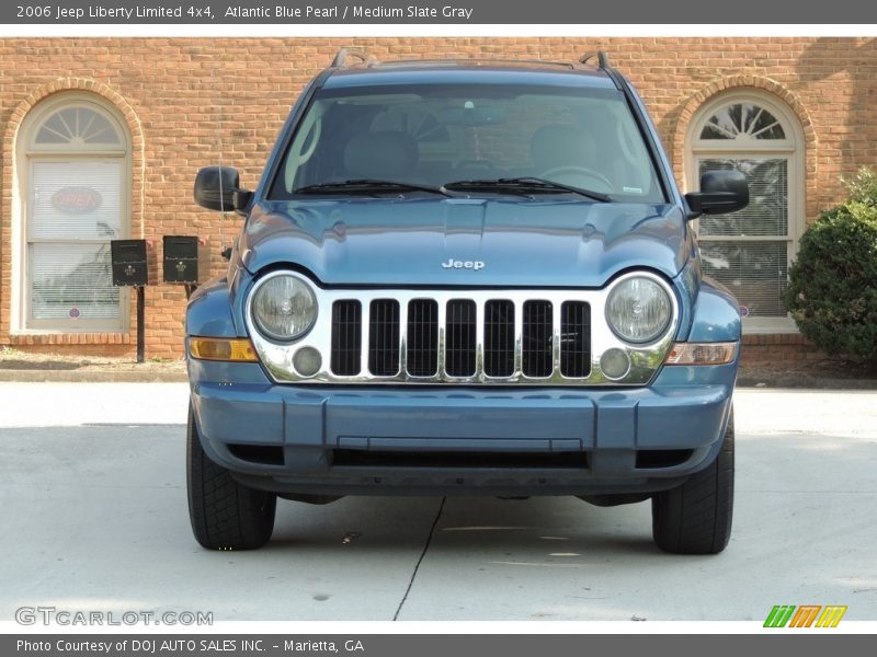 Atlantic Blue Pearl / Medium Slate Gray 2006 Jeep Liberty Limited 4x4