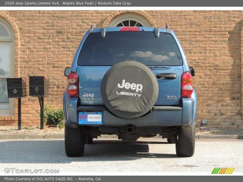 Atlantic Blue Pearl / Medium Slate Gray 2006 Jeep Liberty Limited 4x4