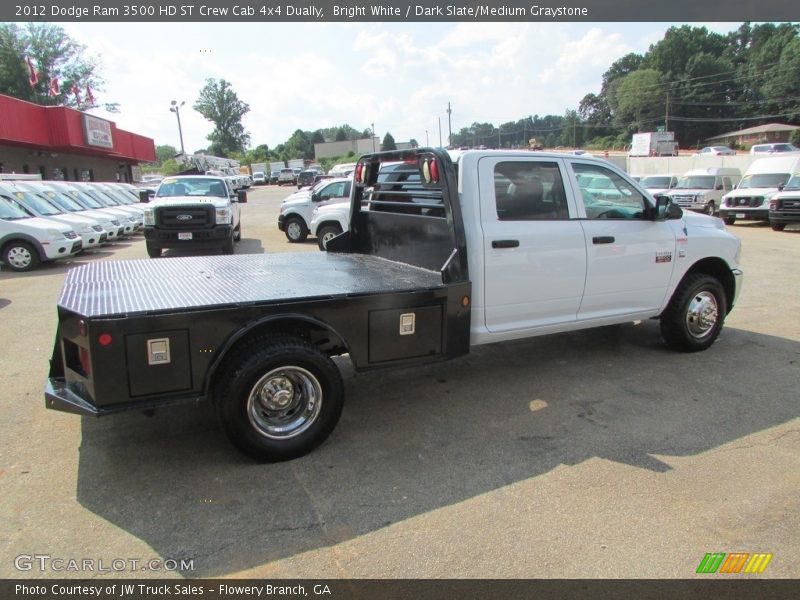 Bright White / Dark Slate/Medium Graystone 2012 Dodge Ram 3500 HD ST Crew Cab 4x4 Dually