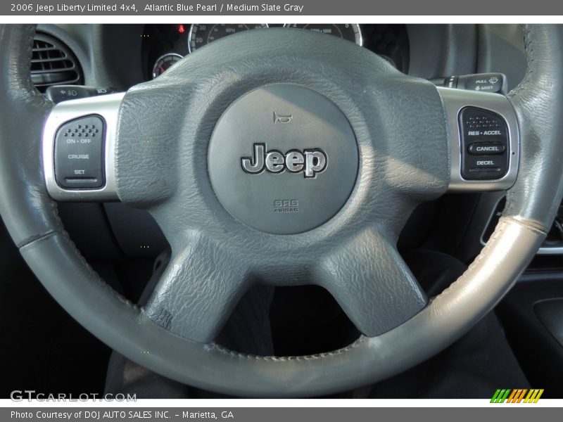 Atlantic Blue Pearl / Medium Slate Gray 2006 Jeep Liberty Limited 4x4