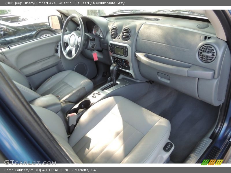 Atlantic Blue Pearl / Medium Slate Gray 2006 Jeep Liberty Limited 4x4