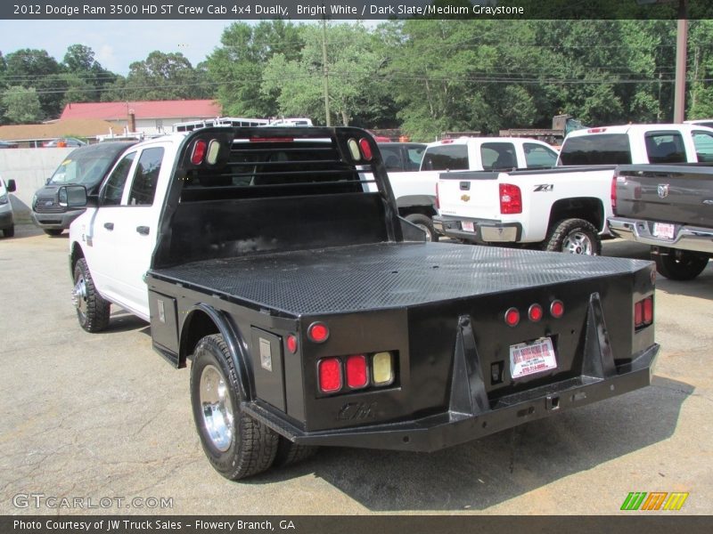 Bright White / Dark Slate/Medium Graystone 2012 Dodge Ram 3500 HD ST Crew Cab 4x4 Dually