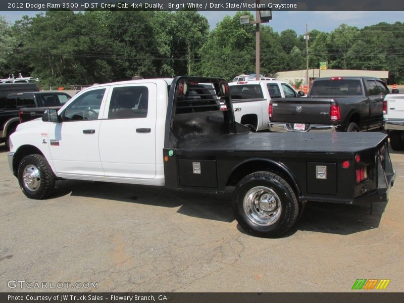 Bright White / Dark Slate/Medium Graystone 2012 Dodge Ram 3500 HD ST Crew Cab 4x4 Dually