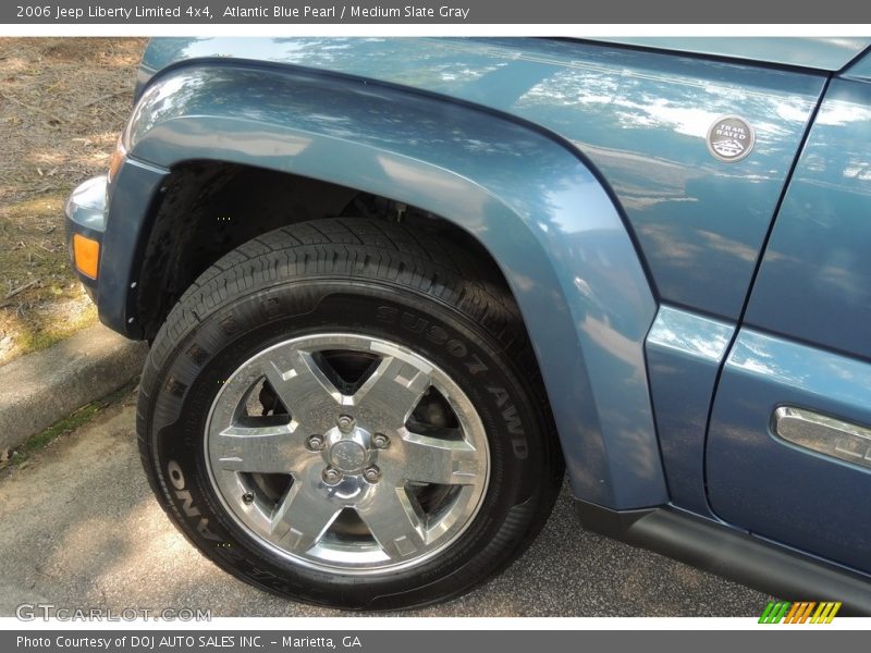 Atlantic Blue Pearl / Medium Slate Gray 2006 Jeep Liberty Limited 4x4