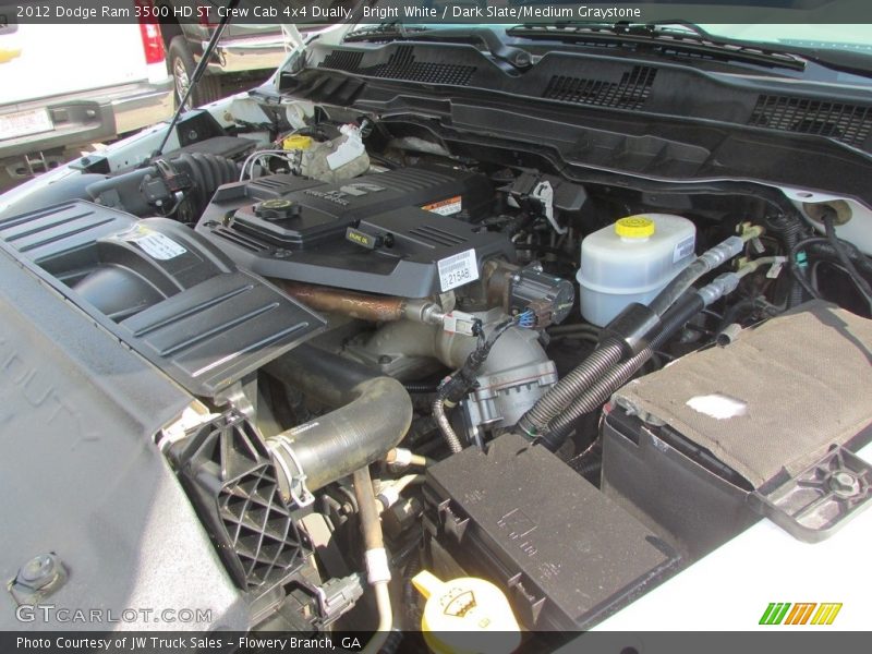 Bright White / Dark Slate/Medium Graystone 2012 Dodge Ram 3500 HD ST Crew Cab 4x4 Dually