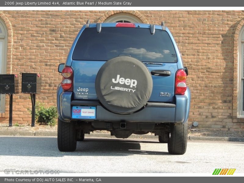 Atlantic Blue Pearl / Medium Slate Gray 2006 Jeep Liberty Limited 4x4
