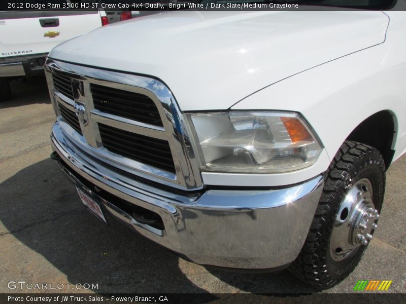 Bright White / Dark Slate/Medium Graystone 2012 Dodge Ram 3500 HD ST Crew Cab 4x4 Dually