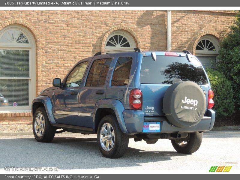 Atlantic Blue Pearl / Medium Slate Gray 2006 Jeep Liberty Limited 4x4