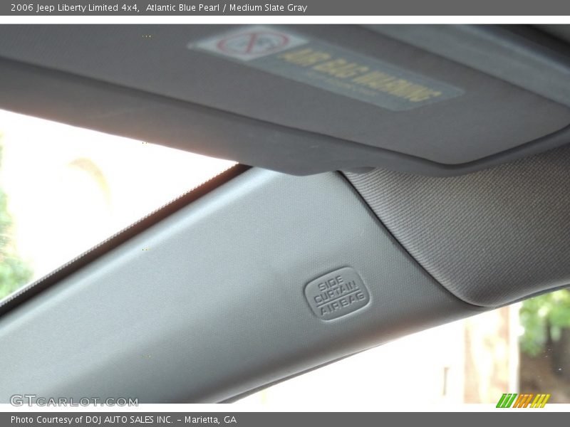 Atlantic Blue Pearl / Medium Slate Gray 2006 Jeep Liberty Limited 4x4