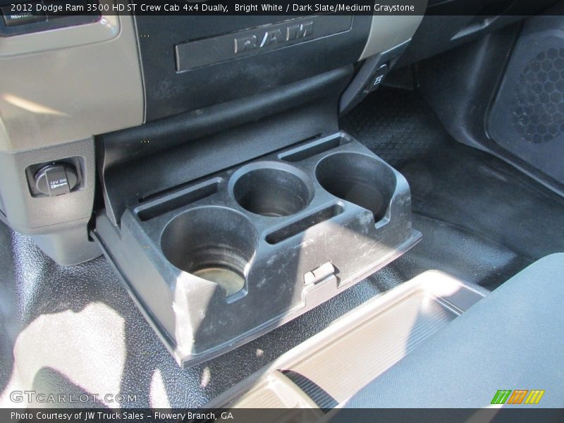 Bright White / Dark Slate/Medium Graystone 2012 Dodge Ram 3500 HD ST Crew Cab 4x4 Dually