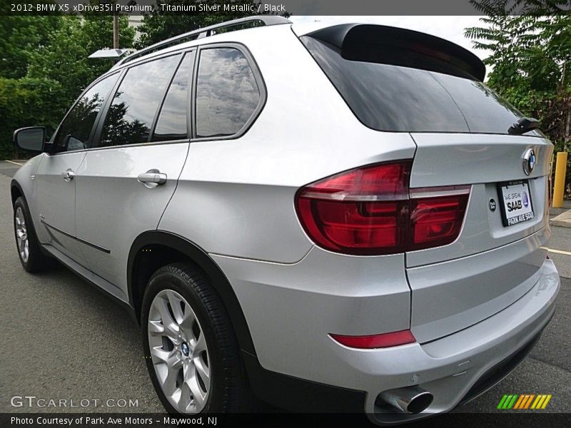 Titanium Silver Metallic / Black 2012 BMW X5 xDrive35i Premium
