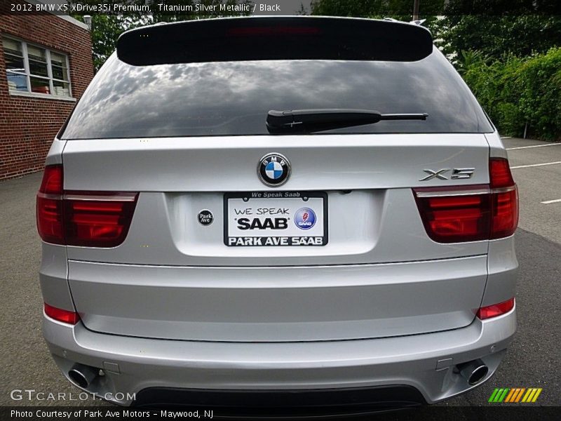 Titanium Silver Metallic / Black 2012 BMW X5 xDrive35i Premium