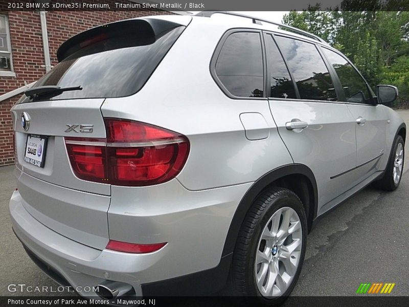 Titanium Silver Metallic / Black 2012 BMW X5 xDrive35i Premium