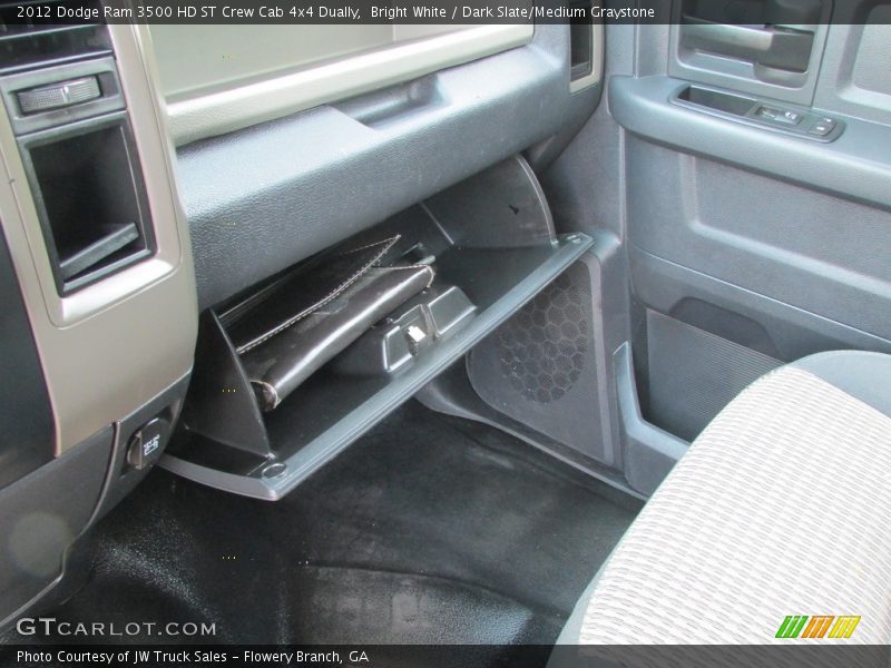 Bright White / Dark Slate/Medium Graystone 2012 Dodge Ram 3500 HD ST Crew Cab 4x4 Dually