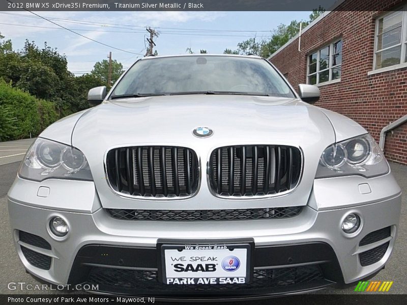 Titanium Silver Metallic / Black 2012 BMW X5 xDrive35i Premium